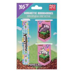 Закладки магнітні &quot;Minecraft.Spring&quot;, 3шт, планшет 18*11см, ТМ YES, Україна арт: 708343