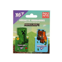 Закладки магнітні &quot;Minecraft.Spring&quot;, висікання, 2шт, планшет 9*10см, ТМ YES, Україна арт: 708445