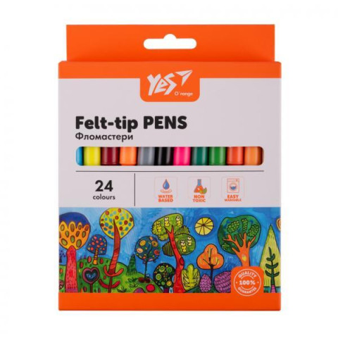 Фломастеры 24 цвета 