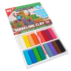 Пластилин 16 цветов, 320г "Minecraft", в кор. 22*19*2см, ТМ YES, Украина