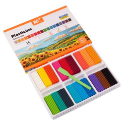 Пластилин 18 цветов, 360г "Orange Line", в кор. 24*18*2см, ТМ YES, Украина