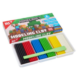Пластилин 6 цветов, 120г "Minecraft", в кор. 17*8*2см, ТМ YES, Украина