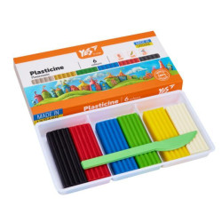 Пластилин, 6 цветов, 120г "Orange Line", в кор. 17*8*2см, ТМ YES, Украина