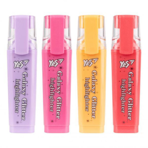 Маркер текстовий Galaxy Glitter, 10*2,5*1см, ТМ YES, Україна арт: 390791
