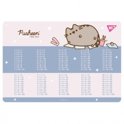 Підкладка пластикова для столу &quot;Pusheen&quot; табл. множ., рожева, 43*29см, ТМ YES, Україна арт: 492323