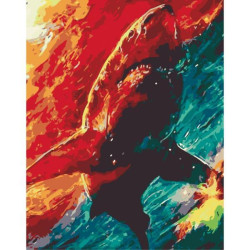 Картина по номерам "Воплощение страха" лак 40*50см, термопакет, ТМ ART Craft, Украина