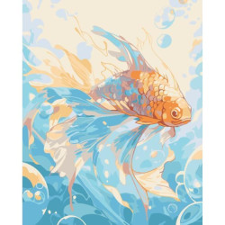Картина по номерам "Подводная красота" лак 40*50см, термопакет, ТМ ART Craft, Украина