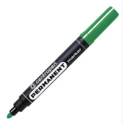 Маркер Permanent Centropen ЦІНА ЗА 1ШТ, круглий зелений арт: 8566/1зел.кругл