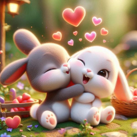 Алмазна мозаїка "Обіймашки", 20*20см, на рамці, в кор. 21*21*2,5см, ТМ Dreamtoys арт: S10273