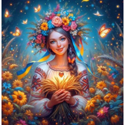 Алмазная мозаика "Сяйво", 20*20см, на рамке, в кор. 21*21*2,5см, ТМ Dreamtoys