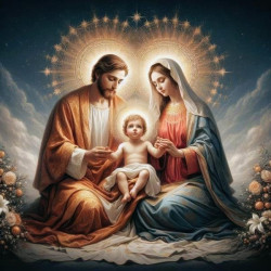 Алмазна мозаїка «Божа родина», 20*20см, на рамці, в кор. 21*21*2,5см, ТМ Dreamtoys арт: S10311