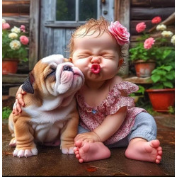 Алмазная мозаика "Кривляки", 20*20см, на рамке, в кор. 21*21*2,5см, ТМ Dreamtoys