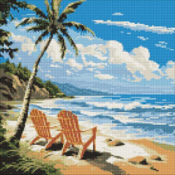 Алмазная мозаика "Мир для влюбленных" 40*40см, термопакет, ТМ Идейка, Украина