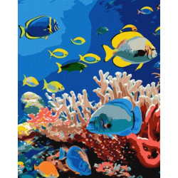 Картина по номерам "Жизнь океана" 40*50см, термопакет, ТМ Идейка, Украина