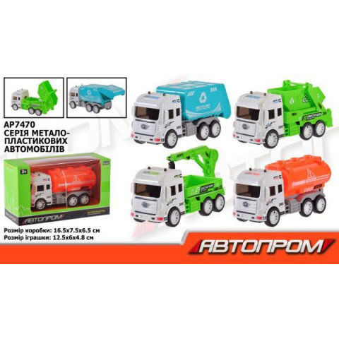 Машина  АВТОПРОМ, в кор. 16,5*9,5*6,5см  арт: AP7470
