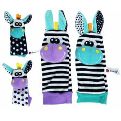 Набір шкарпетки та браслети Sozzy (бузково-бірюзовий), ТМ MEGAZayka арт: 1220