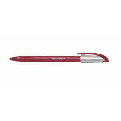 Ручка масляна  TRI POINT 0,7мм (червона), 1200м, ЦІНА ЗА УП.50ШТ, в кор.15*8*8см, ТМ HIPER арт: HO-300червона