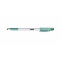 Ручка масляна PETRO 0,7мм (зелена), 1200м, ЦІНА ЗА УП.10ШТ, в кор.15,5*6,5*2,5см, ТМ HIPER арт: HO-340зелена