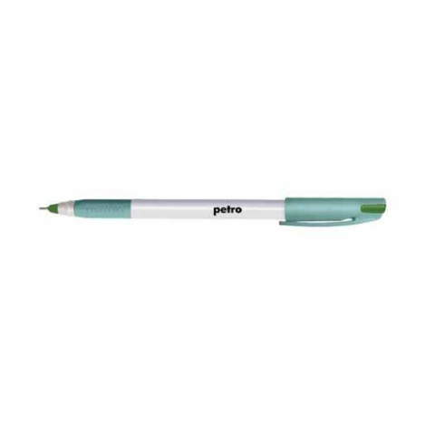 Ручка масляна PETRO 0,7мм (зелена), 1200м, ЦІНА ЗА УП.10ШТ, в кор.15,5*6,5*2,5см, ТМ HIPER арт: HO-340зелена