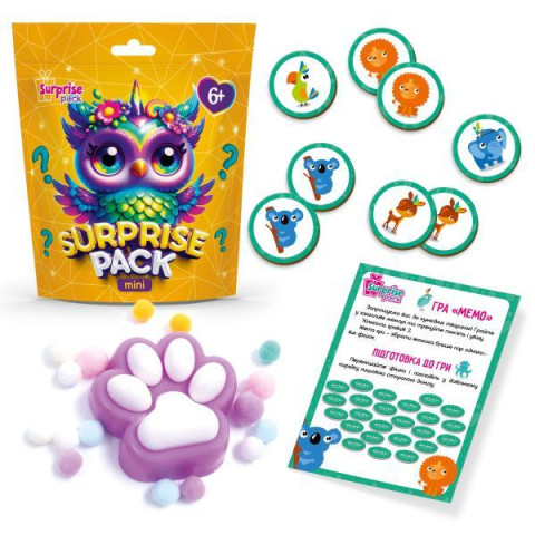 Набір для творчості Vladi Toys із сюрпризами "Surprise Pack Mini 1", ТМ Vladi Toys, Україна арт: VT8040-01