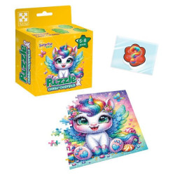 Игра развивающая пазлы с сюрпризом "Единорожка" (укр), ТМ Vladi Toys, Украина