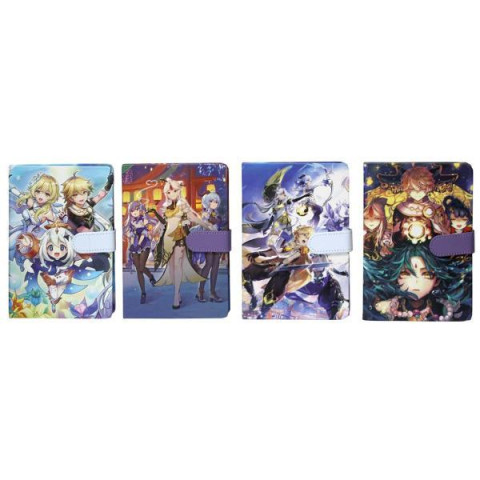 Блокнот 13*19см на магните 128 л. 80гр. ячейка Аниме, 12шт/уп