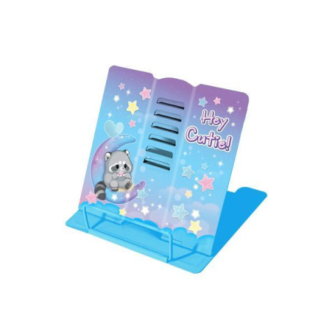 Підставка для книг металева Kidis Racoon 15*18см 