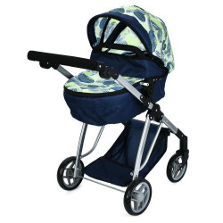 Коляска для куклы, трансформер, 61*40*74см, люлька 52*29*12см, регул.ручка EVA, корзина, металл, в кор. 35*44*16см 