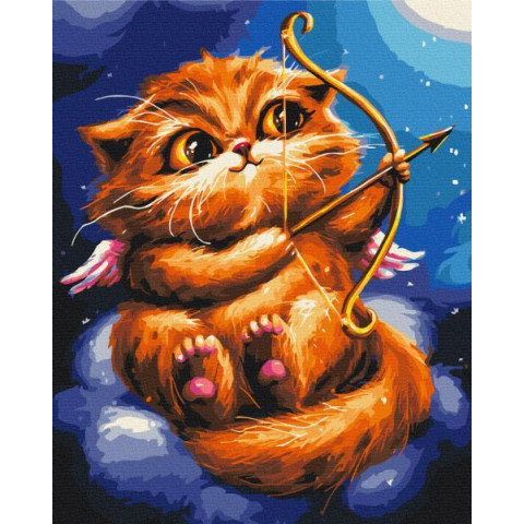 Картина по номерам Стрелец купидончик Марианна Пащук 40*50см, термопакет, ТМ Brushme, Украина