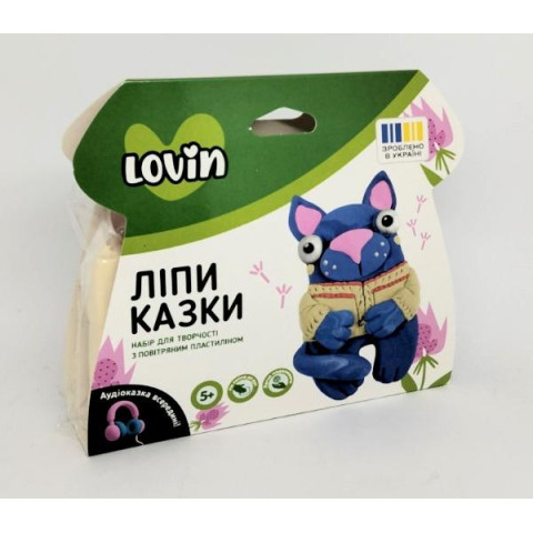 Набір для творчості з повітряним пластиліном Ліпи Казки, в кор. 15*14*3см, ТМ Lovin арт: 7000231