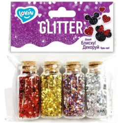 Набір з глітером для декорування, пак. 9*7*2см, TM Lovin арт: 90019