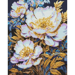 Алмазна мозаїка &quot;Елегантні квіти&quot; 40*50см, термопакет, ТМ Ідейка, Україна арт: AMO8152
