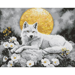 Алмазна мозаїка &quot;Під світлом місяця&quot; 40*50см, термопакет, ТМ Ідейка, Україна арт: AMO8244