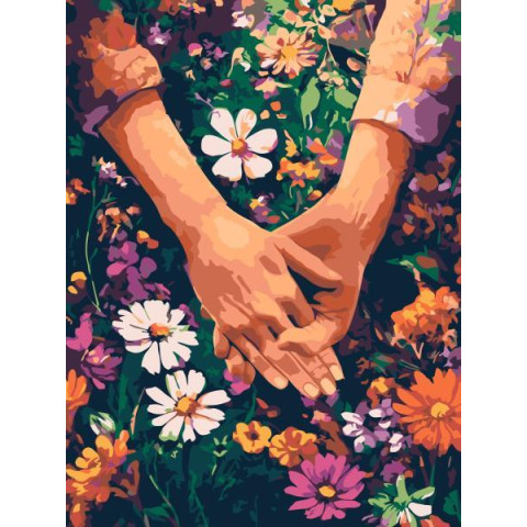 Картина за номерами "Тримай мене міцно" 30*40см, термопакет, ТМ Ідейка, Україна арт: KHO8618