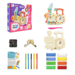 Набор для творчества Творческое время Паровозик Тутти, укр., в кор. 24,8*25,8*5см, ТМ Стратег, Украина