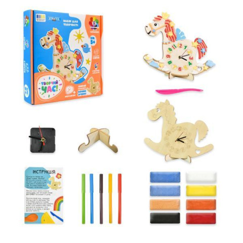 Набор для творчества Творческое время Конек Зумми, укр., в кор. 24,8*25,8*5см, ТМ Стратег, Украина