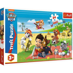 Пазлы 24 Maxi Paw Patrol Веселье на одеяле, в кор. 40*27*5см, ТМ Trefl, Польша