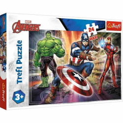 Пазли 24елм. Maxi The Avengers У світі Месників, в кор. 40*27*5см, ТМ Trefl, Польща арт: 14321