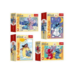 Пазли 54елем. Mini Стіч і його світ/ Disney Lilo Stitch_FSC Mix 70%, в кор. 9*6,5*4см, ТМ Trefl, Польща арт: 54220