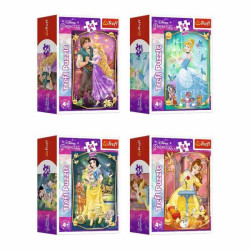 Пазлы 54 Mini Princess Прекрасные принцессы, в кор. 9*6,5*4см, ТМ Trefl, Польша