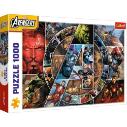 Пазли 1000елм. Marvel Heroes Месники, в кор. 40*27*5см, ТМ Trefl, Польща арт: 10934