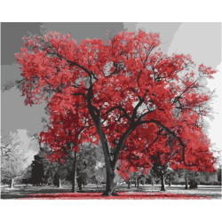 Картина по номерам "Канадский клён" лак 40*50см, термопакет, ТМ ART Craft, Украина