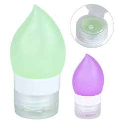 Емкость силиконовая дорожная для косметики 30мл 9см 