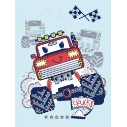 Алмазна мозаїка (вибірково) &quot;Червона машинка&quot; 15*20см, термопакет, ТМ Ідейка, Україна арт: AMV1226