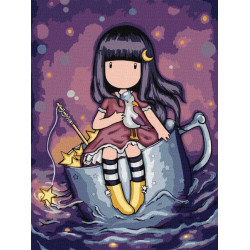 Картина с номерами для детей "A Night's Quest Santoro Gorjuss Collection" 30*40см, термопакет, ТМ Ідейка, Украина