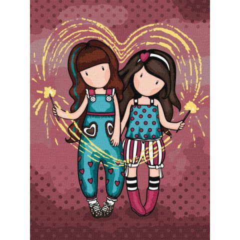 Картина с номерами для детей 