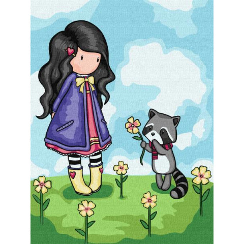 Картина с номерами для детей 