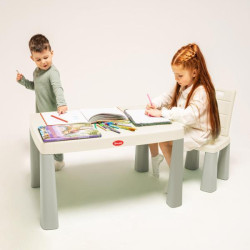 Набір дитячий Doloni стіл та два стільці, в кор. 85*60*22см, ТМ Долоні, Україна арт: 04680/11
