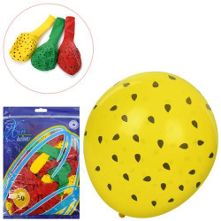 Шарики надувные 12 дюймов, 3 цвета, набор 50шт, пак. 22*29*2см 