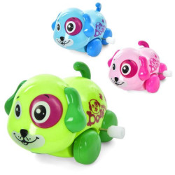 Игрушка Собака, 7,5см, заводная, ездит, подвижные детали, микс цветов, пак. 7,5*5,5*6см 